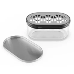 WMF Kitchen Classics Käsereibe Mit Behälter Und Deckel, 15 X 8,5 X 7 Cm, Cromargan Edelstahl, Kunststoff, Reibe Für Käse -VMD Geschäft unnamed file 1028