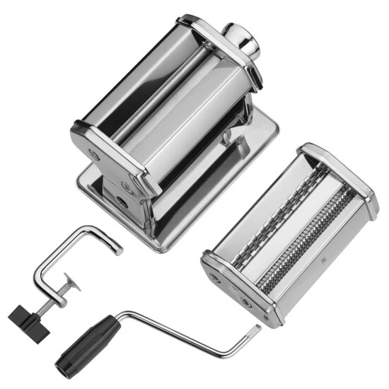 WMF Gourmet Nudelmaschine, Edelstahl, 9 Teigstufen, Ideal Für Teigplatten, Schmale Und Breite Nudeln, 19,5x 12,5x 12,5 Cm 7 WMF Gourmet Nudelmaschine, Edelstahl, 9 Teigstufen, Ideal Für Teigplatten, Schmale Und Breite Nudeln, 19,5x 12,5x 12,5 Cm – Bild 5