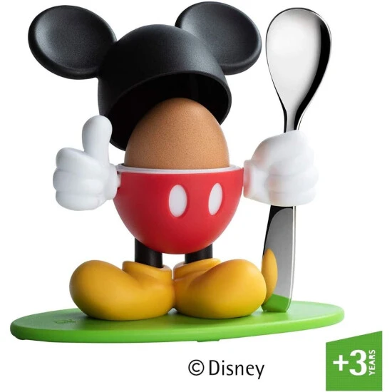WMF Disney Mickey Mouse Eierbecher Mit Löffel, Kunststoff, Cromargan Edelstahl Poliert, Spülmaschinengeeignet, Farb- Und Lebensmittelecht, H 14 Cm 3 WMF Disney Mickey Mouse Eierbecher Mit Löffel, Kunststoff, Cromargan Edelstahl Poliert, Spülmaschinengeeignet, Farb- Und Lebensmittelecht, H 14 Cm