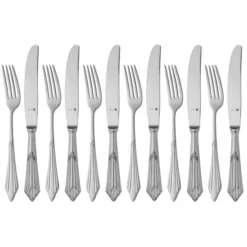 WMF Dessert-/ Breakfast Cutlery-Set, 12 Pieces FÄCHER