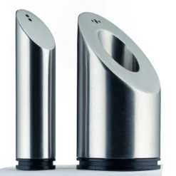 WMF Two In One Salz-/ Pfefferstreuer-Set, 2-teilig, Salzstreuer, Pfefferstreuer, Cromargan Edelstahl Mattiert, Spülmaschinengeeignet -VMD Geschäft unnamed file 1320