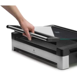 WMF Lono Elektro Tischgrill Mit Glasdeckel, Beschichtete Grillplatte, 2200 Watt, Edelstahl Matt -VMD Geschäft unnamed file 136