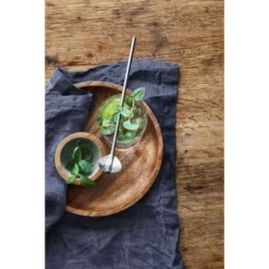 WMF Cocktaillöffel Set, 6-teilig, Mit Strohhalm Wiederverwendbar, Cromargan Edelstahl Poliert, Spülmaschinengeeignet, Länge 20 Cm -VMD Geschäft unnamed file 1458