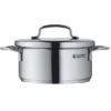 WMF Mini Kochtopf Klein 12cm, Metalldeckel, Bratentopf 0,7l, Cromargan Edelstahl Poliert, Induktion, Stapelbar, Ideal Für Kleine Portionen Oder Singlehaushalte