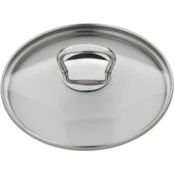 WMF Pfannen- Topfdeckel 16 Cm, Glasdeckel Mit Eckigem Metallgriff, Deckel Für Töpfe & Pfannen, Hitzebeständiges Glas, Spülmaschinengeeignet