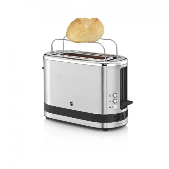 WMF Küchenminis 1-Scheiben Toaster Langschlitz XXl-Toast Brötchenaufsatz 7 Bräunungsstufen Überhitzungsschutz 600W Edelstahl Matt 5 WMF Küchenminis 1-Scheiben Toaster Langschlitz XXl-Toast Brötchenaufsatz 7 Bräunungsstufen Überhitzungsschutz 600W Edelstahl Matt – Bild 3