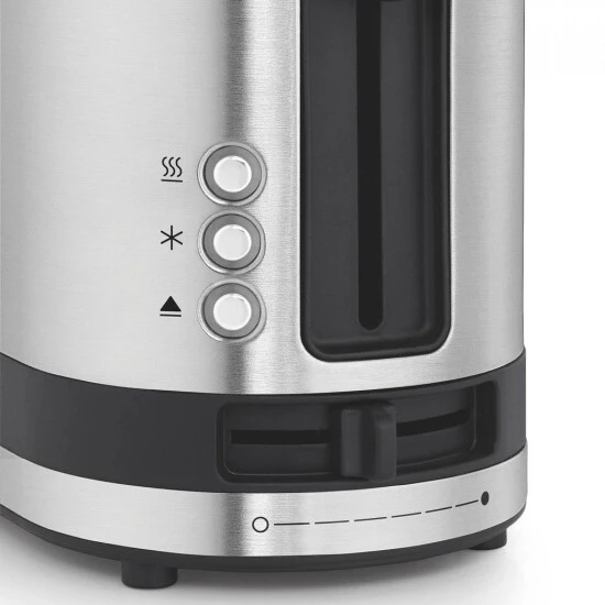 WMF Küchenminis 1-Scheiben Toaster Langschlitz XXl-Toast Brötchenaufsatz 7 Bräunungsstufen Überhitzungsschutz 600W Edelstahl Matt 8 WMF Küchenminis 1-Scheiben Toaster Langschlitz XXl-Toast Brötchenaufsatz 7 Bräunungsstufen Überhitzungsschutz 600W Edelstahl Matt – Bild 6