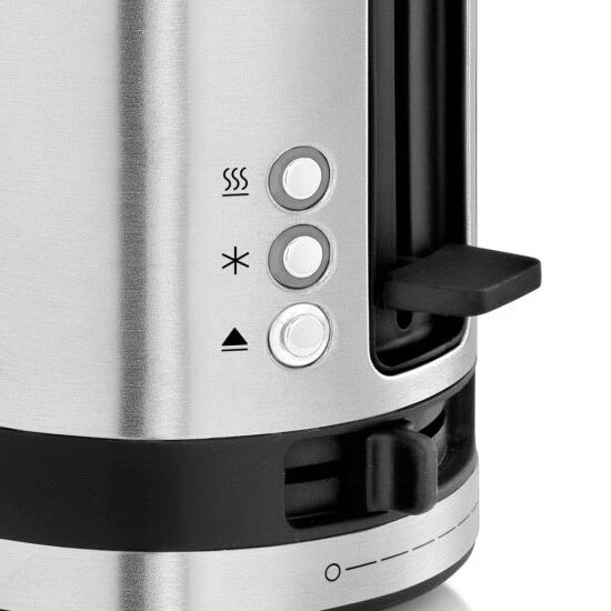 WMF Küchenminis 1-Scheiben Toaster Langschlitz XXl-Toast Brötchenaufsatz 7 Bräunungsstufen Überhitzungsschutz 600W Edelstahl Matt 9 WMF Küchenminis 1-Scheiben Toaster Langschlitz XXl-Toast Brötchenaufsatz 7 Bräunungsstufen Überhitzungsschutz 600W Edelstahl Matt – Bild 7