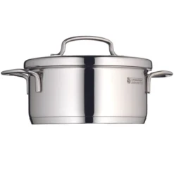WMF Mini Kochtopf Klein 14cm, Metalldeckel, Bratentopf 0,9l, Cromargan Edelstahl Poliert, Induktion, Stapelbar, Ideal Für Kleine Portionen Oder Singlehaushalte -VMD Geschäft unnamed file 1578