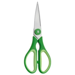 WMF Touch Küchenschere 21 Cm, Haushaltsschere Mit Sägeschliff, Cromargan Edelstahl Kunststoffgriff, Grün