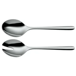 WMF Flame Besteckset, 12 Personen, 66 Teilig, 60 Teile Mit Servierbesteck, Eingesetzte Messerklinge, Cromargan Protect Edelstahl Poliert, Glänzend, Kratzbeständig, Spülmaschinengeeignet -VMD Geschäft unnamed file 1785