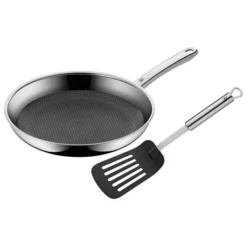 WMF Profi Resist Bratpfanne Induktion 28 Cm, Mit Wender Mehrschichtmaterial Beschichtet, Wabenstruktur, Edelstahlgriff, Backofenfest -VMD Geschäft unnamed file 1818