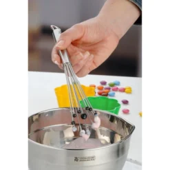 WMF Profi Plus Rührblitz 27 Cm, Schneebesen Silikon -Kugeln, Cromargan Edelstahl Teilmattiert, Hitzebeständiges Silikon, Rührbesen, Quirl -VMD Geschäft unnamed file 1839