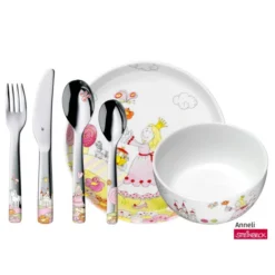 WMF Kinderbesteck-Set 6-teilig Prinzessin Anneli