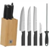 WMF Kineo Messerblock Mit Messerset 6-teilig, 4 Messer Geschmiedet, Wetzstahl, Bambus-Block, Performance Cut, Spezialklingenstahl -VMD Geschäft unnamed file 1963