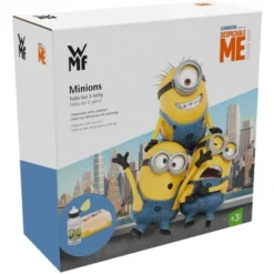WMF Minions Kinder Lunchbox Mit Flasche 2-teilig, Brotdose Kinder Mit Fächer, Tritan-Trinkflasche Kinder, Ideal Für Unterwegs, BPA Frei -VMD Geschäft unnamed file 1969