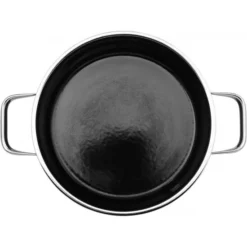 WMF Fusiontec Aromatic Kochtopf Groß 22cm, Fleischtopf Induktion 4,7l, Deckel Mit Kondensationsnoppen, High-Tech Keramik, Stapelbar, Kratzfest, Rot -VMD Geschäft unnamed file 1978