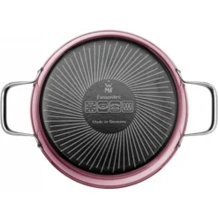 WMF Fusiontec Aromatic Kochtopf Groß 22cm, Fleischtopf Induktion 4,7l, Deckel Mit Kondensationsnoppen, High-Tech Keramik, Stapelbar, Kratzfest, Rot -VMD Geschäft unnamed file 1979