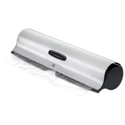 WMF Gourmet Folienschneider Mit Gezahntem Metaldeckel 32 Cm, Cromargan Edelstahl Poliert, Geeignet Für Frischhalte-, Alufolie Oder Back- Butterbrotpapier Ab