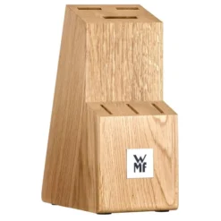 WMF Messerblock Mit Messerset, 7-teilig, 6 Messer Geschmiedet, 1 Block Aus Eichenholz, Spezialklingenstahl, Edelstahl-Nieten -VMD Geschäft unnamed file 2256