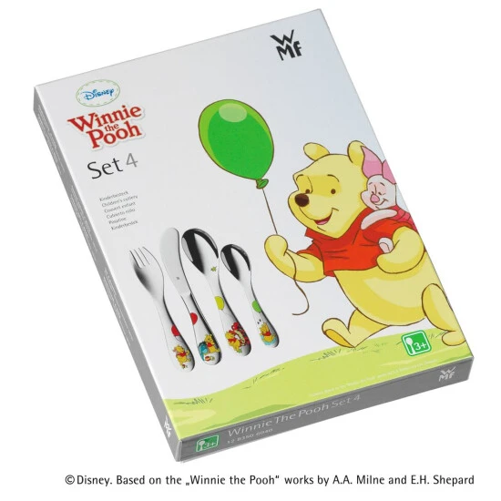 WMF Disney Winnie Pooh Kinderbesteck, 4-teilig, Ab 3 Jahren, Cromargan Edelstahl Poliert, Spülmaschinengeeignet, Farb- Und Lebensmittelecht 6 WMF Disney Winnie Pooh Kinderbesteck, 4-teilig, Ab 3 Jahren, Cromargan Edelstahl Poliert, Spülmaschinengeeignet, Farb- Und Lebensmittelecht – Bild 4
