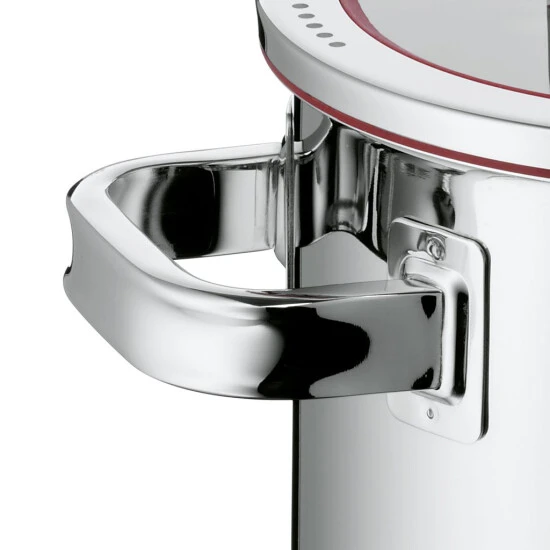 WMF Function 4 Kochtopf Groß 20cm, Fleischtopf Induktion 3,4l, Glasdeckel, Cromargan Edelstahl Poliert, 4 Abgießfunktionen, Innenskalierung, Rot 12 WMF Function 4 Kochtopf Groß 20cm, Fleischtopf Induktion 3,4l, Glasdeckel, Cromargan Edelstahl Poliert, 4 Abgießfunktionen, Innenskalierung, Rot – Bild 10