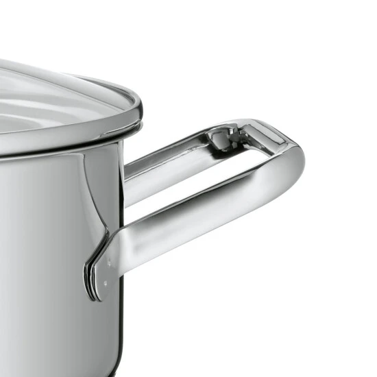WMF Trend Kochtopf Groß 24cm, Glasdeckel, Fleischtopf Induktion 5,7l, Cromargan Edelstahl Poliert, Unbeschichtet, Backofengeeignet 7 WMF Trend Kochtopf Groß 24cm, Glasdeckel, Fleischtopf Induktion 5,7l, Cromargan Edelstahl Poliert, Unbeschichtet, Backofengeeignet – Bild 5