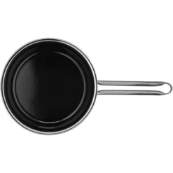 WMF Fusiontec Compact Stielkasserolle 18 Cm, Kochtopf Klein Induktion 1,8l, Glasdeckel, High-Tech Keramik, Kratzfest, Schwarz -VMD Geschäft unnamed file 2515