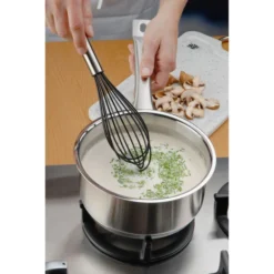 WMF Profi Plus Schneebesen Mit Silikondrähte 25 Cm, Cromargan Edelstahl Mattiert, Silikon, Rührbesen, Quirl, Spülmaschinengeeignet, Hitzebeständig Bis 200°C -VMD Geschäft unnamed file 2762