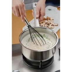 WMF Profi Plus Schneebesen Mit Silikondrähte 25 Cm, Cromargan Edelstahl Mattiert, Silikon, Rührbesen, Quirl, Spülmaschinengeeignet, Hitzebeständig Bis 200°C -VMD Geschäft unnamed file 2763