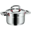 WMF Premium One Kochtopf Klein 16cm, Metalldeckel Mit Dampföffnung, Fleischtopf Induktion 2l, Cromargan Edelstahl Poliert, Innenskalierung -VMD Geschäft unnamed file 2773