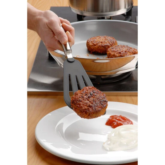 WMF Profi Plus Pfannenwender Silikon 32 Cm, Cromargan Edelstahl Teilmattiert, Silikonvorderteil, Spülmaschinengeeignet, Hitzebeständig 4 WMF Profi Plus Pfannenwender Silikon 32 Cm, Cromargan Edelstahl Teilmattiert, Silikonvorderteil, Spülmaschinengeeignet, Hitzebeständig – Bild 2