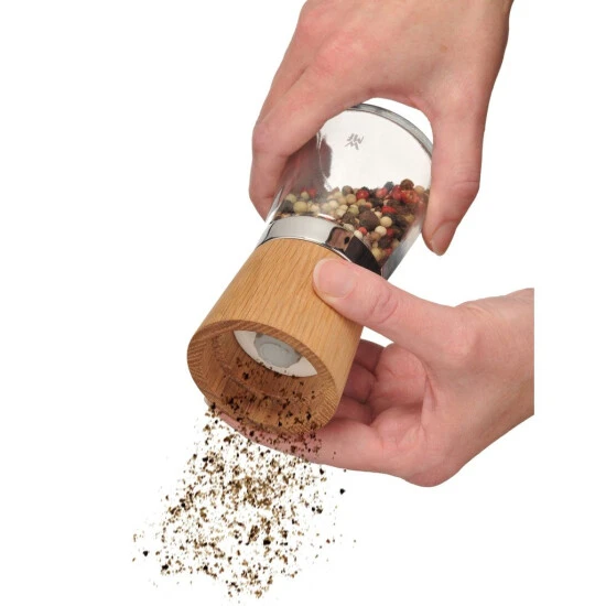 WMF Ceramill Nature Salz Und Pfeffer Mühle, Unbefüllt, Für Salz, Pfeffer, Chilli, Salzmühle, Pfeffermühle Holz, Keramikmahlwerk 6 WMF Ceramill Nature Salz Und Pfeffer Mühle, Unbefüllt, Für Salz, Pfeffer, Chilli, Salzmühle, Pfeffermühle Holz, Keramikmahlwerk – Bild 4