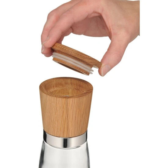 WMF Ceramill Nature Salz Und Pfeffer Mühle, Unbefüllt, Für Salz, Pfeffer, Chilli, Salzmühle, Pfeffermühle Holz, Keramikmahlwerk 7 WMF Ceramill Nature Salz Und Pfeffer Mühle, Unbefüllt, Für Salz, Pfeffer, Chilli, Salzmühle, Pfeffermühle Holz, Keramikmahlwerk – Bild 5