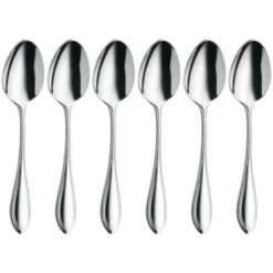 WMF Espressolöffel 6-teilig Premiere Cromargan Protect Edelstahl Rostfrei Extrem Kratzbeständig Poliert