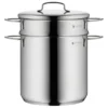 WMF Mini Nudeltopf Mit Metalldeckel Und Einsatz Klein 18 Cm, 3,0l, Cromargan Edelstahl Poliert, Induktion, Stapelbar, Ideal Für Kleine Portionen Oder Singlehaushalte -VMD Geschäft unnamed file 3379