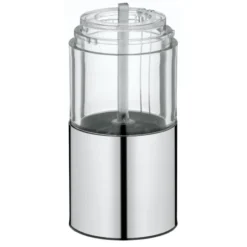 WMF Elektrische Mühle 21 Cm, Salz Und Pfeffermühle Unbefüllt, LED-Leuchte, Cromargan Edelstahl Matt, Glas, Keramikmahlwerk -VMD Geschäft unnamed file 3387