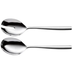 WMF Palma Salatbesteck 23,7 Cm, Salatgabel Und Servierlöffel, Cromargan Edelstahl Poliert, Spülmaschinengeeignet