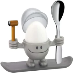 WMF McEgg Eierbecher Mit Löffel, Kunststoff, Cromargan Edelstahl Poliert, Spülmaschinengeeignet, Silber 5 WMF McEgg Eierbecher Mit Löffel, Kunststoff, Cromargan Edelstahl Poliert, Spülmaschinengeeignet, Silber -VMD Geschäft unnamed file 356