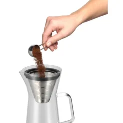 WMF CoffeeTime Pour Over Kaffeezubereiter 900ml, Für 6 Tassen, Aromawaben-Filter, Jug, Höhe 27 Cm, Hitzebeständiges Glas, Kaffeekanne -VMD Geschäft unnamed file 3876