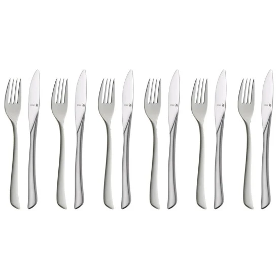 WMF Dessert-/ Frühstücksbesteck-Set 12-teilig Virginia Cromargan Protect 3 WMF Dessert-/ Frühstücksbesteck-Set 12-teilig Virginia Cromargan Protect