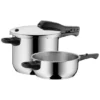 WMF Perfect Schnellkochtopf Set Induktion 2-teilig, Dampfkochtopf 6,5l + 3l, Cromargan Edelstahl Poliert, 2 Kochstufen, Einhand-Kochstufenregler 2 WMF Perfect Schnellkochtopf Set Induktion 2-teilig, Dampfkochtopf 6,5l + 3l, Cromargan Edelstahl Poliert, 2 Kochstufen, Einhand-Kochstufenregler -VMD Geschäft unnamed file 3938