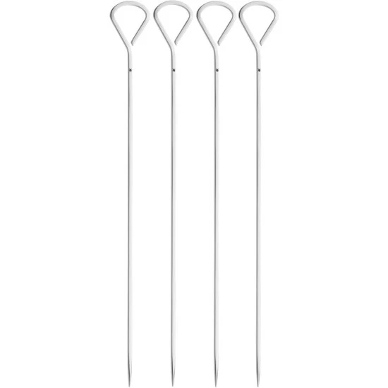 WMF BBQ Grillspieße Edelstahl 4-teilig, Schaschlikspieße 37 Cm, Cromargan Edelstahl, Spieße, Fruchtspieße 3 WMF BBQ Grillspieße Edelstahl 4-teilig, Schaschlikspieße 37 Cm, Cromargan Edelstahl, Spieße, Fruchtspieße