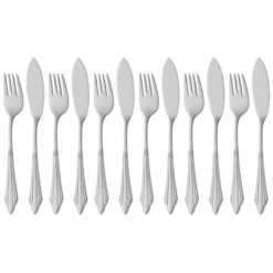 WMF Edition Fächer Fisch-Besteck, 12-teilig