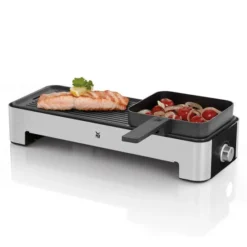 WMF Küchenminis Tischgrill Für 2, Elektrogrill Mit Kompakter Grillfläche Und Variabler Temperatureinstellung, 1000 W -VMD Geschäft unnamed file 4464