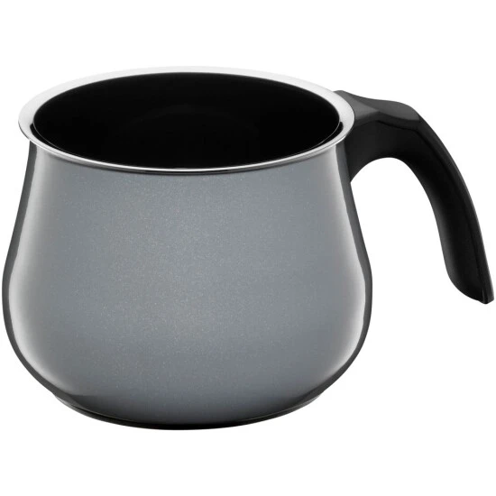 WMF Fusiontec Mineral Milchtopf Ohne Deckel 12 Cm, Kochtopf Induktion, High-Tech Keramik, Backofenfest, Kratzfest, Grau 3 WMF Fusiontec Mineral Milchtopf Ohne Deckel 12 Cm, Kochtopf Induktion, High-Tech Keramik, Backofenfest, Kratzfest, Grau