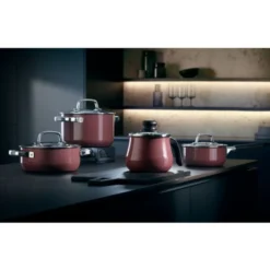 WMF Fusiontec Mineral Mini-Topf Mit Glasdeckel, 12 Cm, Dark Brass -VMD Geschäft unnamed file 4574