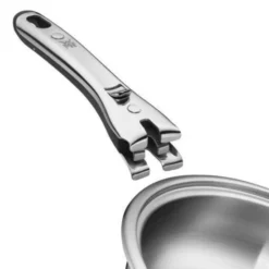 WMF Click&Serve Bratpfanne 24cm Induktion, Ohne Edelstahlgriff, Edelstahlpfanne Unbeschichtet, Cromargan Edelstahl, Backofenfest -VMD Geschäft unnamed file 4585