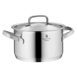 WMF Gourmet Plus Topfset Induktion 6-teilig, Kochtopf Set Mit Metalldeckel, Cromargan Edelstahl Mattiert, Töpfe Set Unbeschichtet, Innenskalierung -VMD Geschäft unnamed file 502