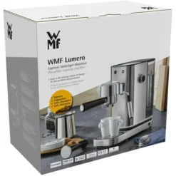 WMF Lumero Siebträger Espressomaschine 1400 Watt, 3 Einsätzen, Für 1-2 Tassen Espresso, Auch Für Pads, 15 Bar, Tassenabstellfläche, Milchaufschäumdüse, Edelstahl Matt -VMD Geschäft unnamed file 513